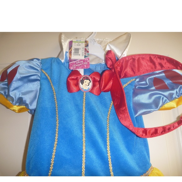 Toddler Little Girls DELUXE Disney Snow White Costume Size 3T 4T/5T gown  NWT - Picture 3 of 3